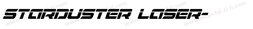 Starduster Laser字体转换